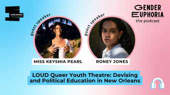 A promotional graphic for Gender Euphoria.