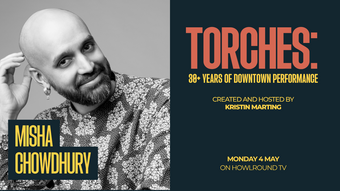 Misha Chowdhury conversation on TORCHES event poster.