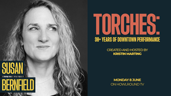 a conversation with susan bernfield event poster.