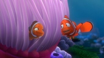 Image of Marlin and Coral from Finding Nemo.