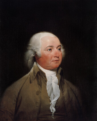 Portrait of president John Adams.