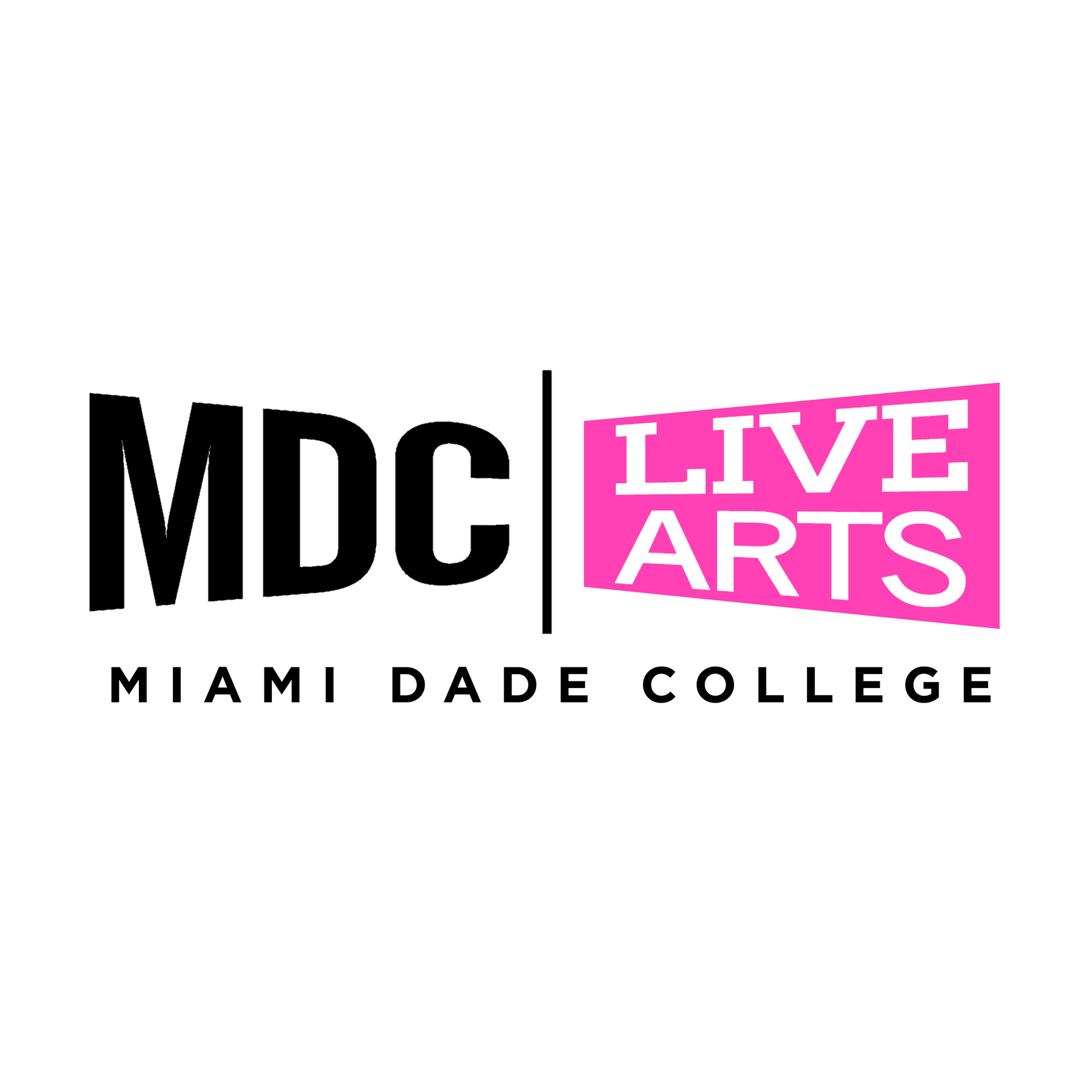 Miami Dade College Live Arts Logo