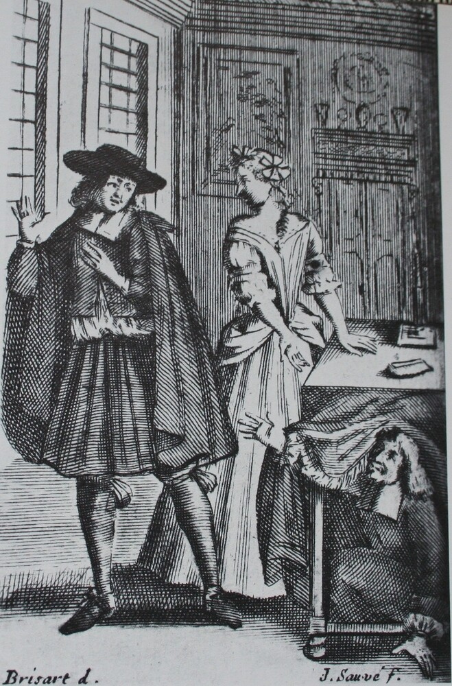 illustration of man and woman from 1600s.