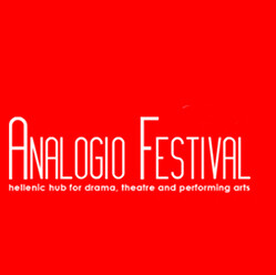 red background with white text analogio
