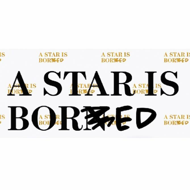 In Black text, a star is born. The is n crossed out and "e d" is scribbled next to it.