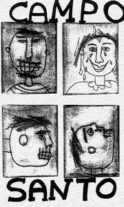 Logo for Campo Santo, which shows four sketches of faces.