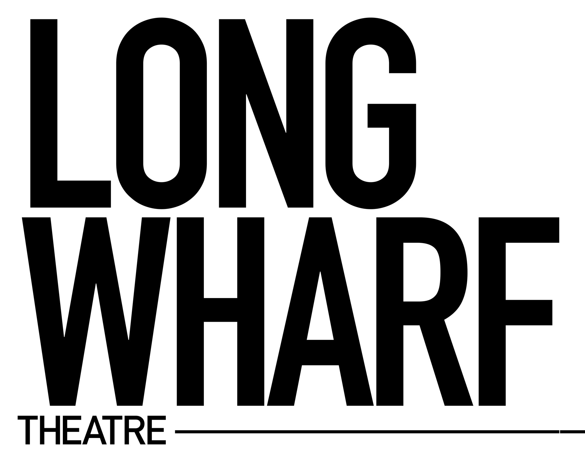 Logo for Long Wharf Theatre.