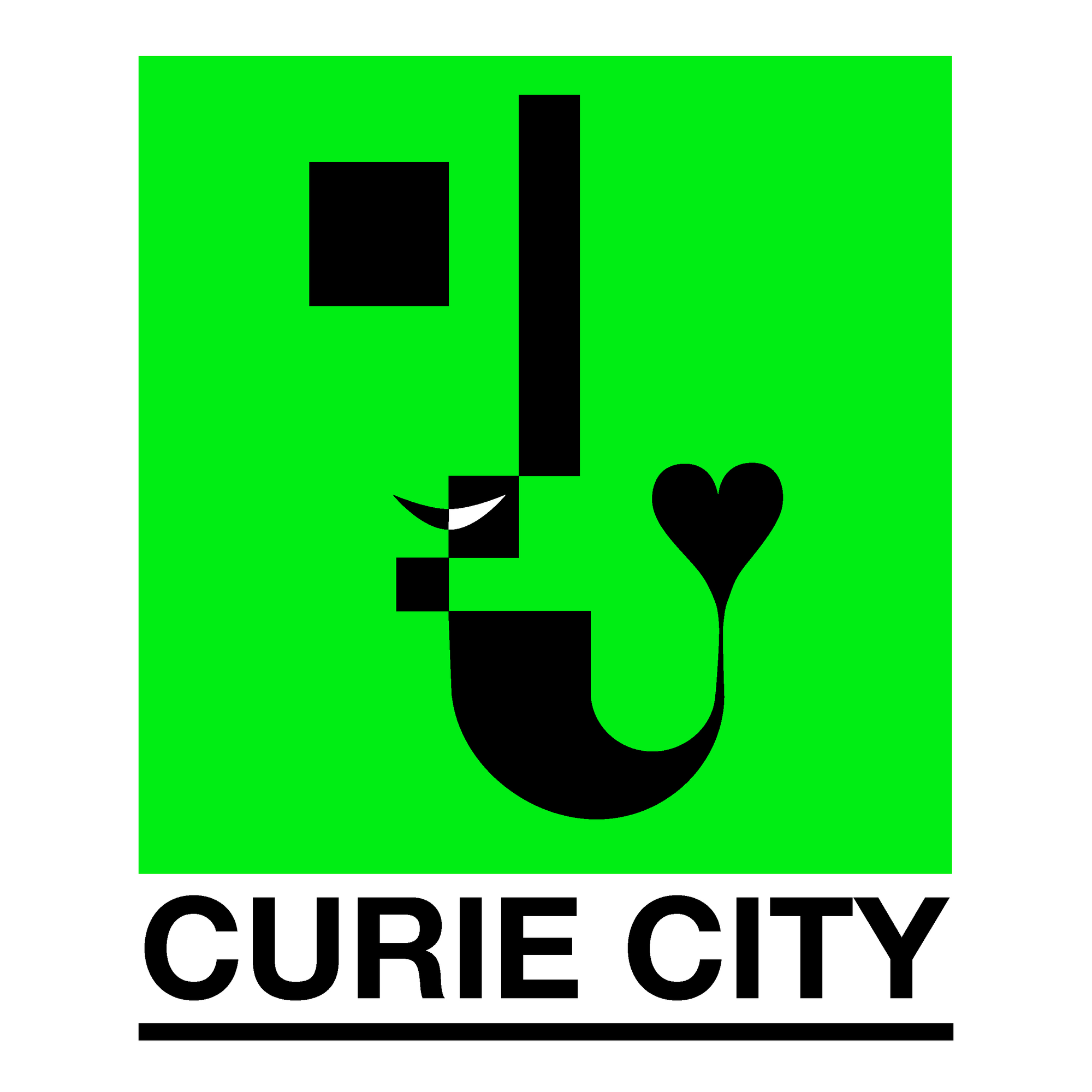 Curie City and Warsaw Bauhaus Logo.