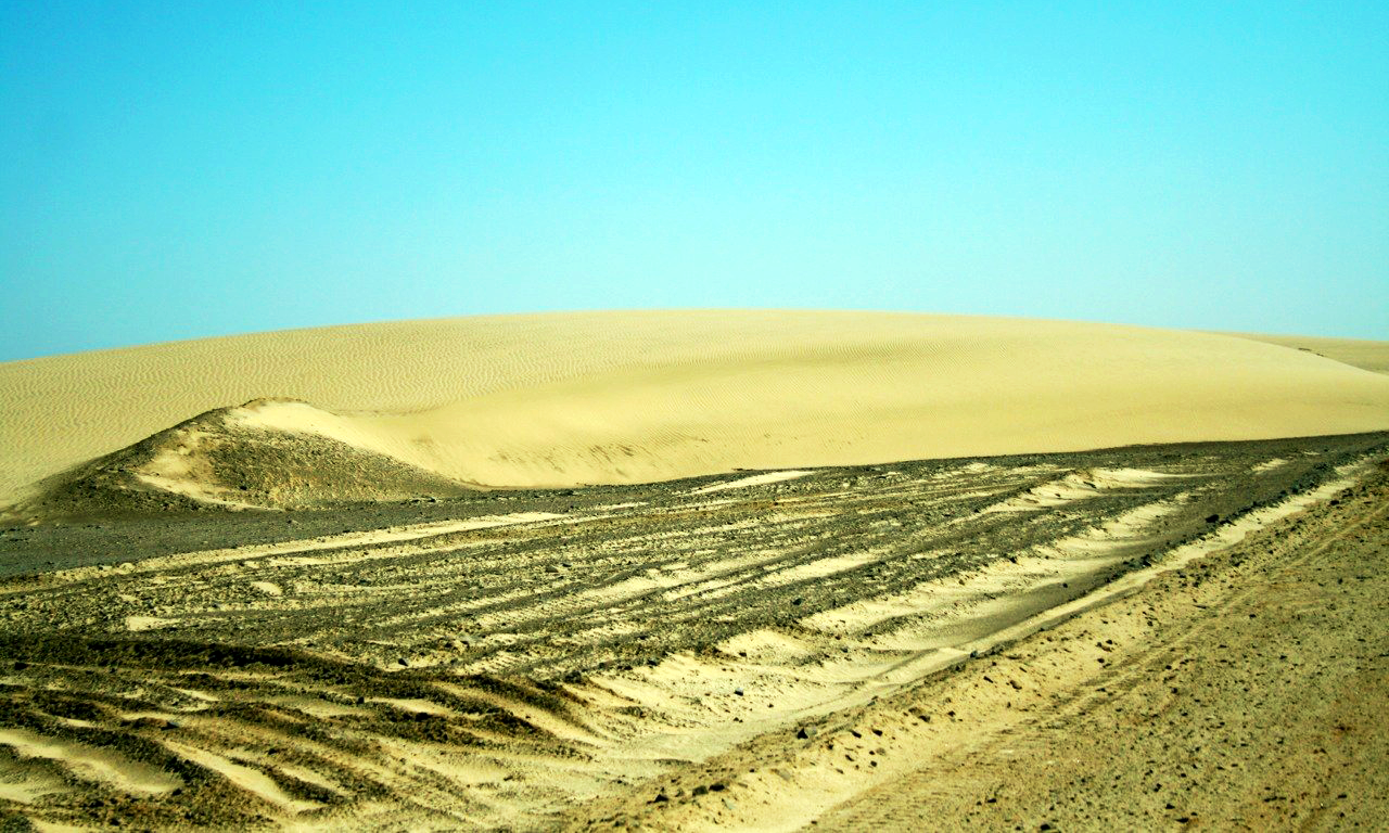 a sandy desert