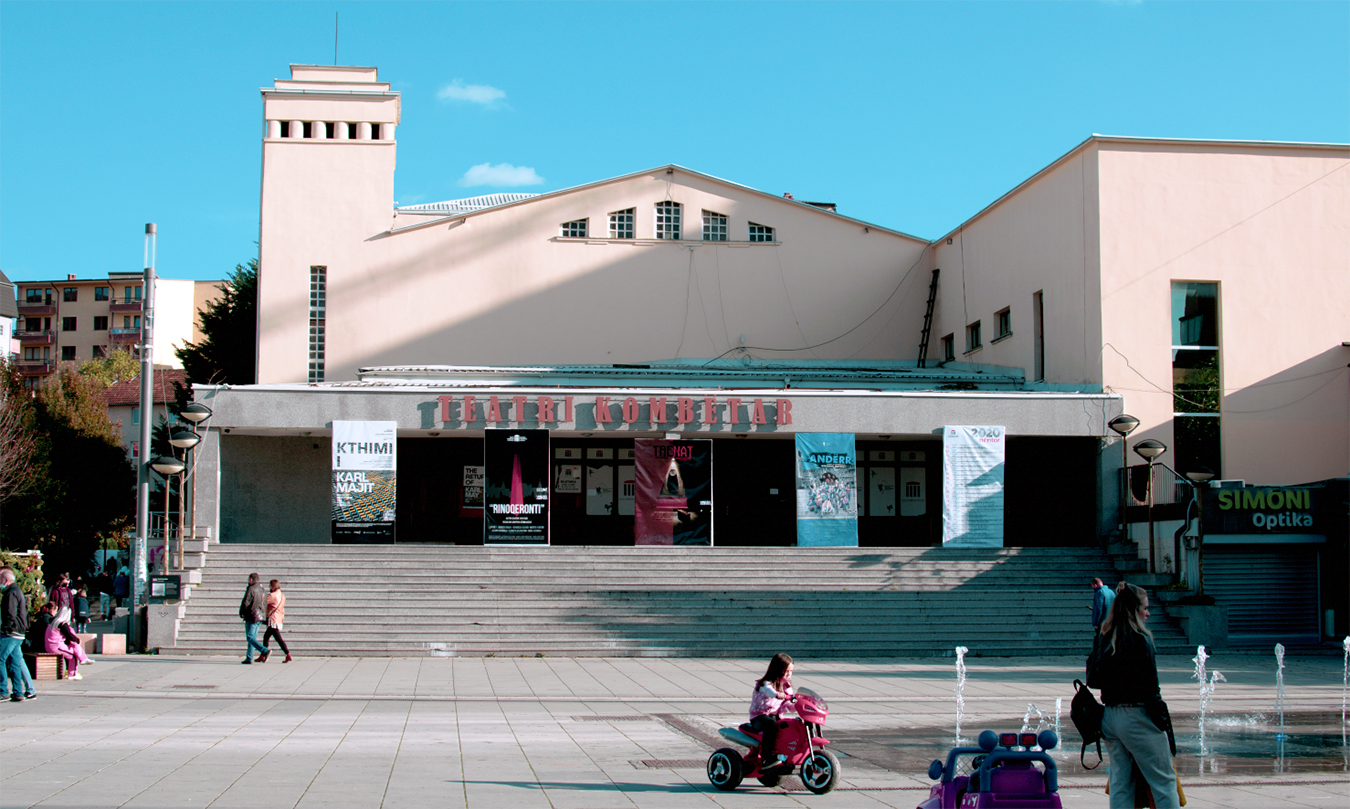 exterior shot of teatri kombetar