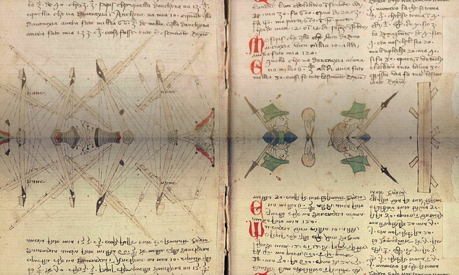 An image of a commonplace book with a horizontal mirror effect.