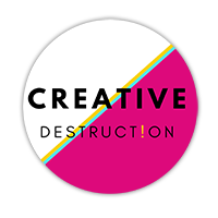 Creative Destruction logo.