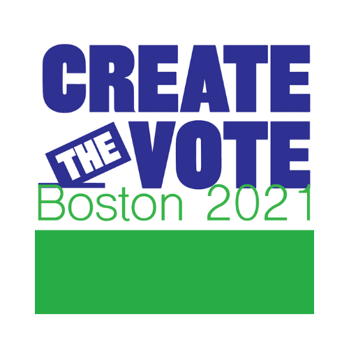 create the vote boston 2021 logo. 