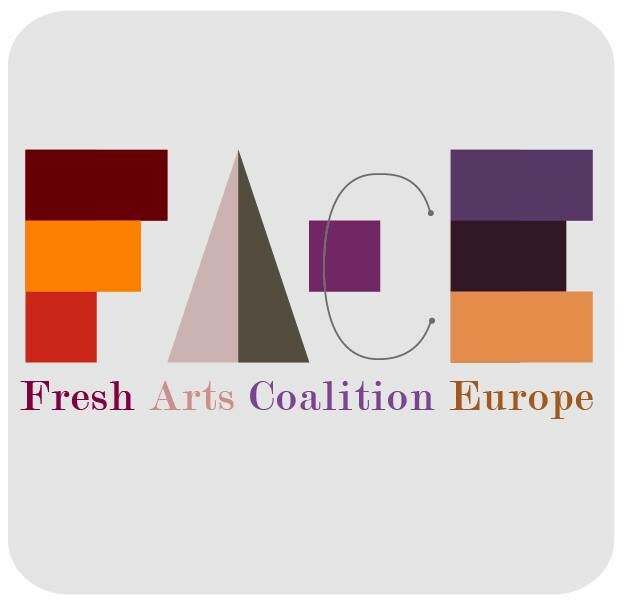 logo for f a c e fresh arts coalition europe.