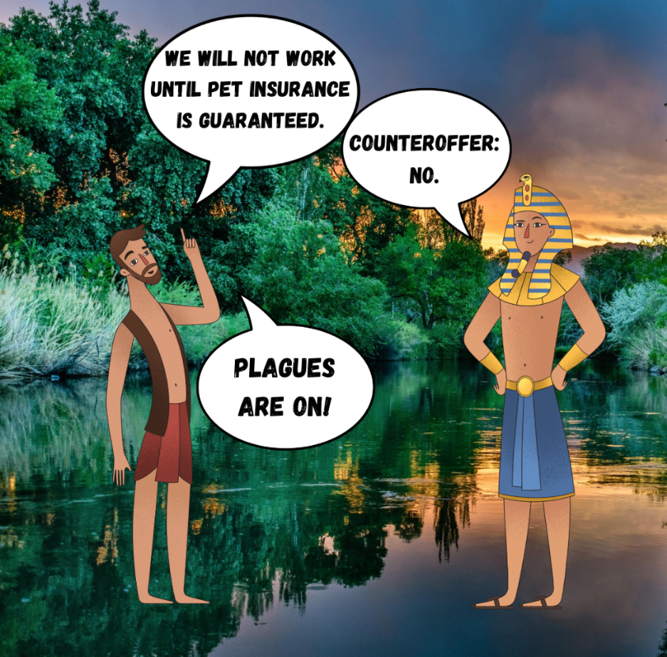 Comic-style show art for The Great Pyramid Scheme Podcast. 