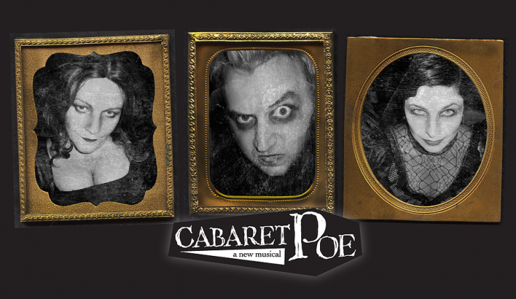 A promotional graphic for Cabaret Poe.
