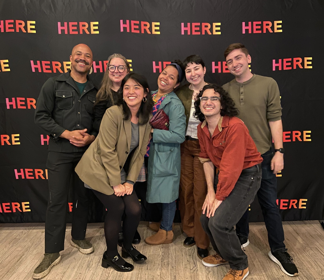 A group of people gathered for a photo.