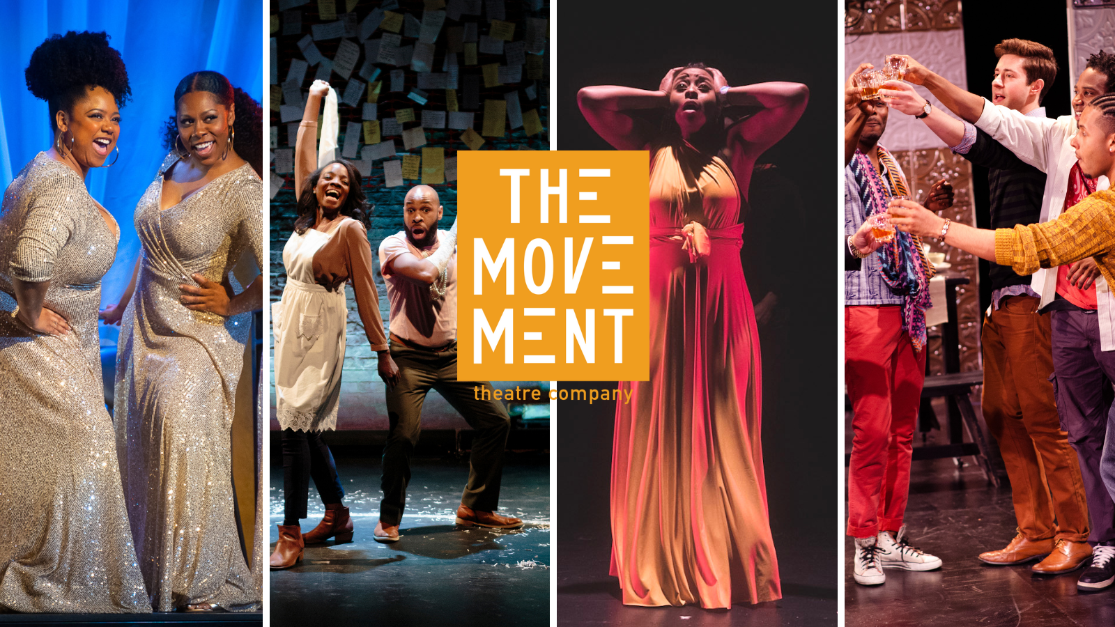 A collage of images from shows.