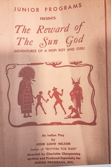 A program cover.