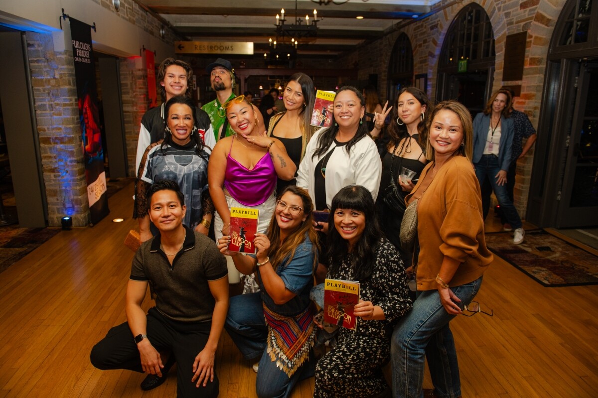 A group of people gathered for a photo.