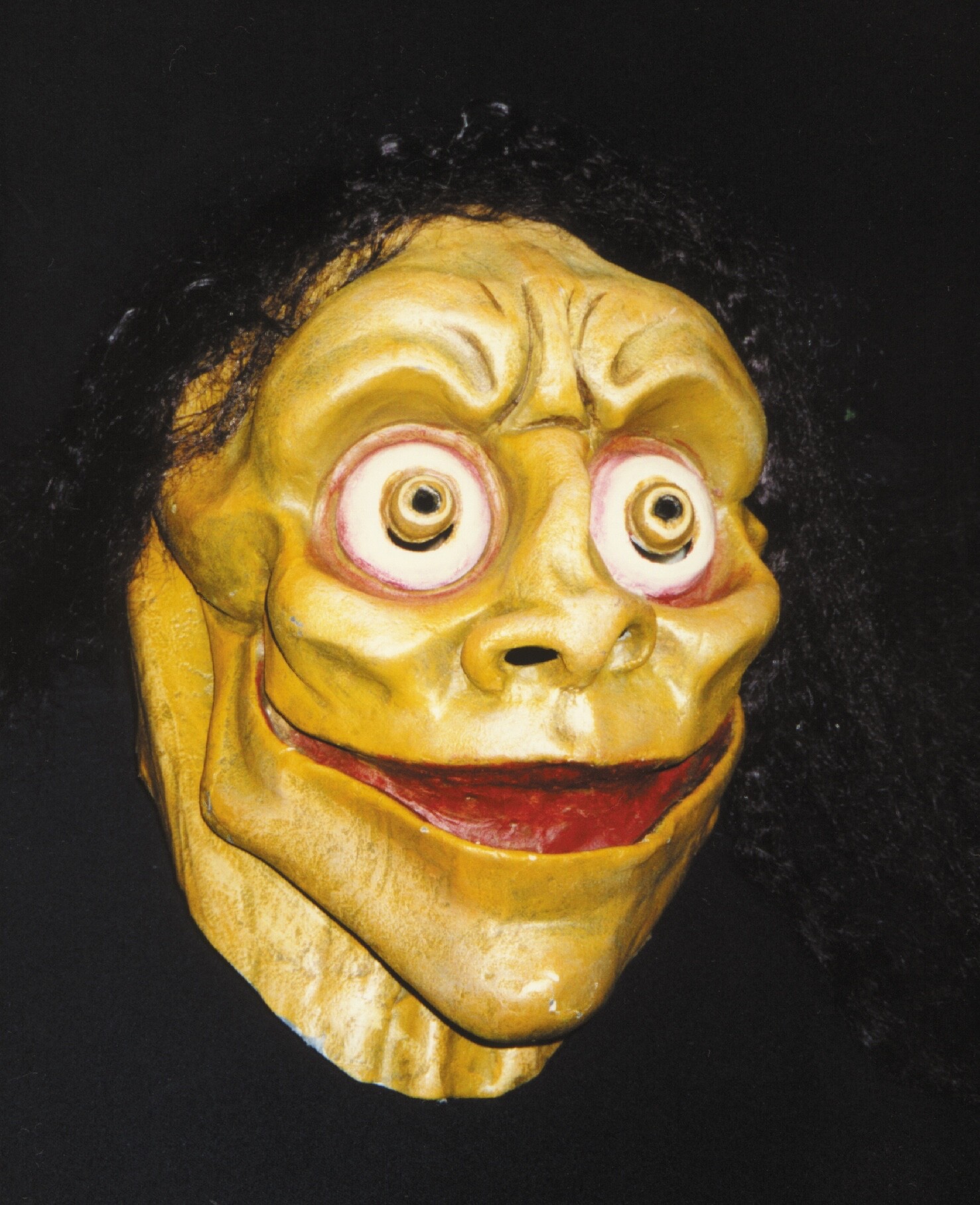 A horrifying greek theatre mask.