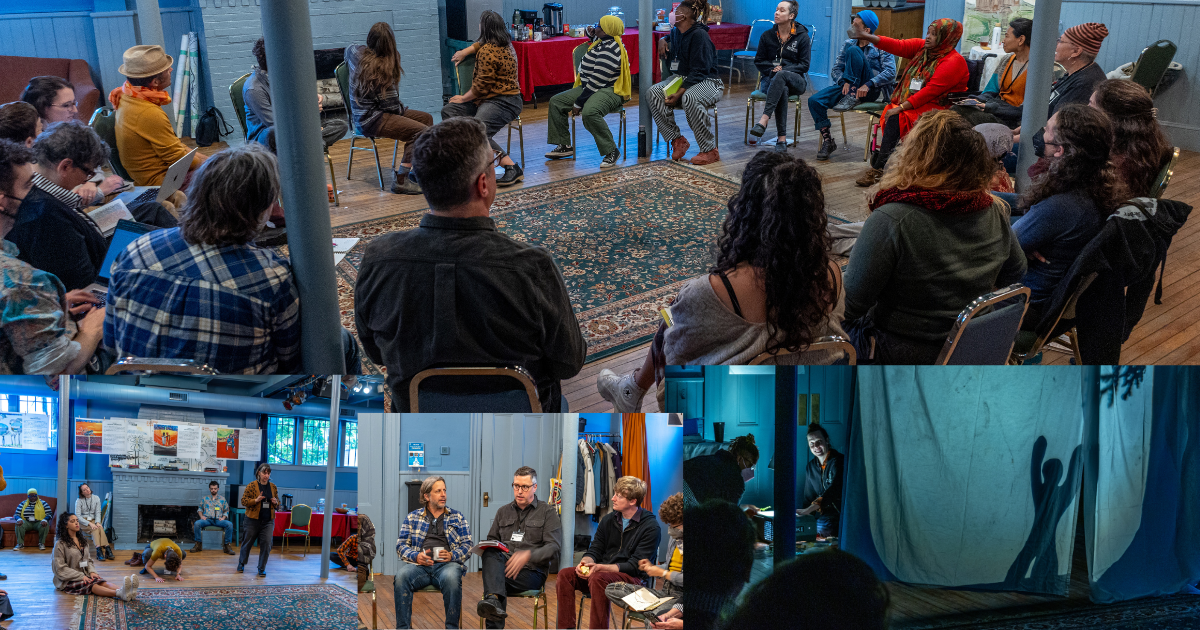 A selection of images from the Microcosmos convening.