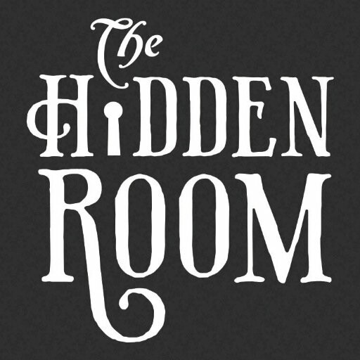 Logo for The Hidden Room.