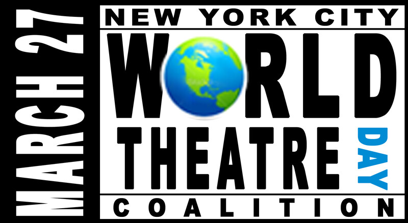 Banner ad for New York City World Theatre Day Coalition.