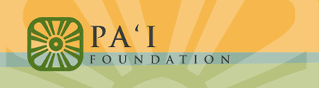Banner logo for the PA'I Foundation.