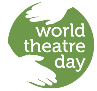 The Logo for World Theatre Day.