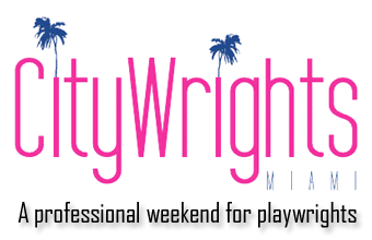 Logo for CityWrights at City Theatre in Miami.