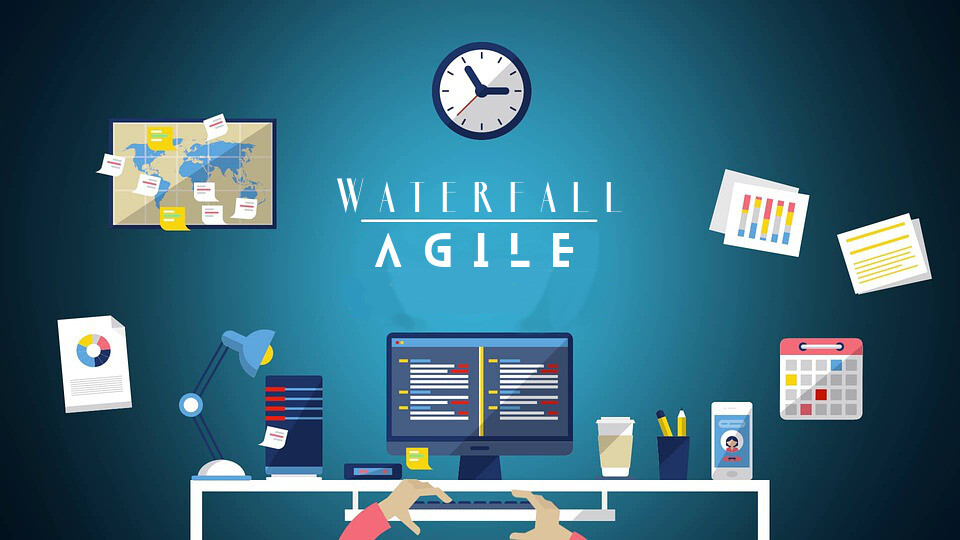 Poster for Waterfall Agile.