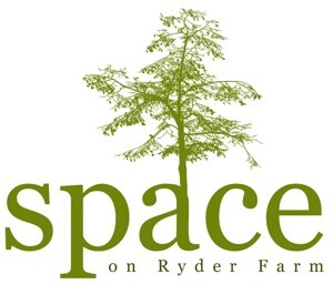 Logo for SPACE on Ryder Farm, which includes a graphic of a tree growing out of the A in space.